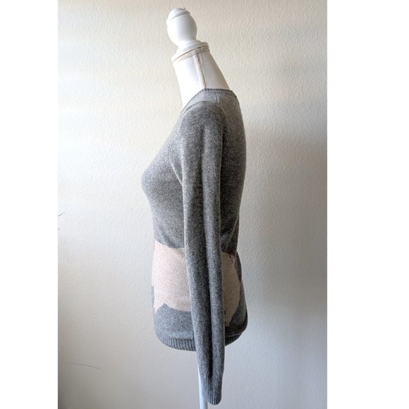 C3 100% Cashmere Grey Sweater, Size S - Picture 3 of 10